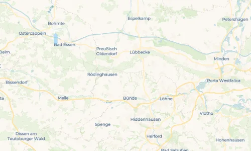 Regenradar Vorschaubild - Aktuelle Niederschläge in Dünnerholz und Umgebung