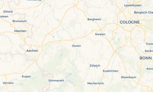 Regenradar Vorschaubild - Aktuelle Niederschläge in Düren und Umgebung