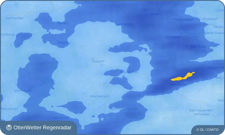 Wetter-Widget-Vorschau mit Vorhersagedaten für Dürscheven