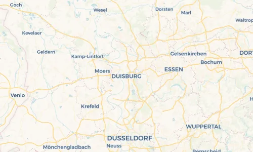 Regenradar Vorschaubild - Aktuelle Niederschläge in Duisburg und Umgebung