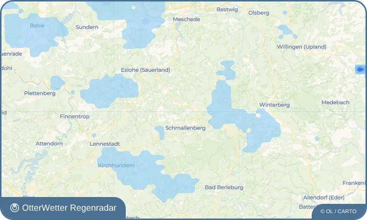 Wetter-Widget-Vorschau mit Vorhersagedaten für Ebbinghof