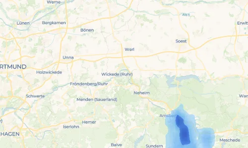 Regenradar Vorschaubild - Aktuelle Niederschläge in Echthausen und Umgebung