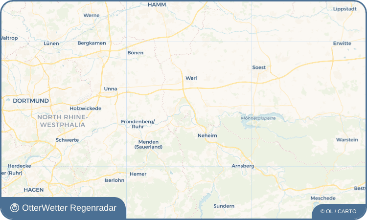 OtterWetter Regenradar-Widget Echthausen