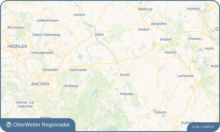 OtterWetter Regenradar-Widget Echtz