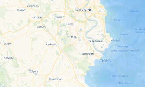 Regenradar Eckdorf: aktuelle Niederschläge in Eckdorf und Umgebung, Stand 22. Oktober 2026 um 1:25 Uhr