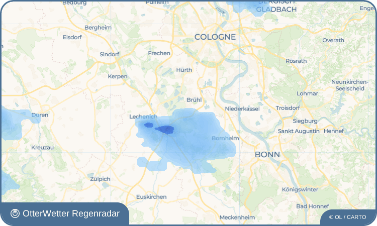 OtterWetter Regenradar-Widget Eckdorf