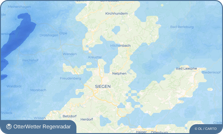 OtterWetter Regenradar-Widget Eckmannshausen