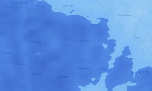 Regenradar Vorschaubild - Aktuelle Niederschläge in Eggerode und Umgebung