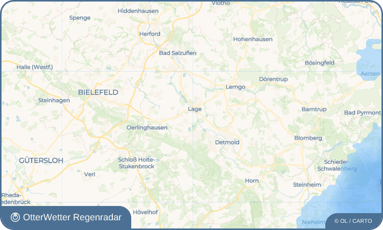 Widget-Vorschau für Ehrentrup Wetter-Widget-Vorschau mit Vorhersagedaten für Ehrentrup
