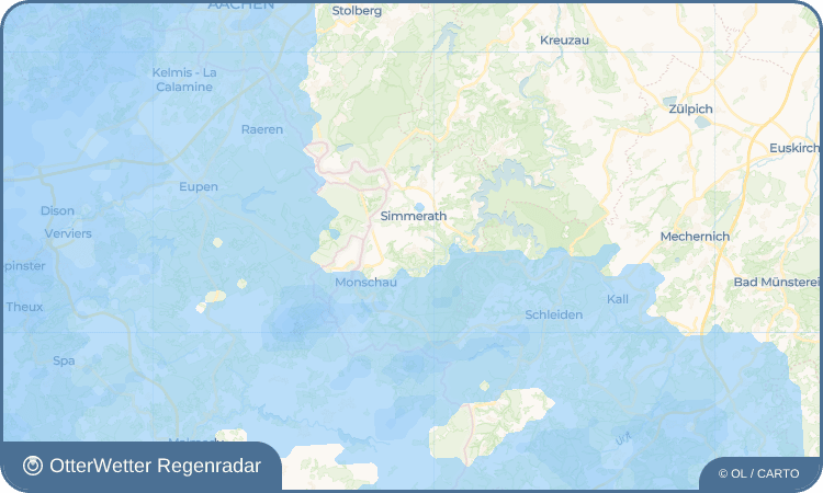 OtterWetter Regenradar-Widget Eicherscheid