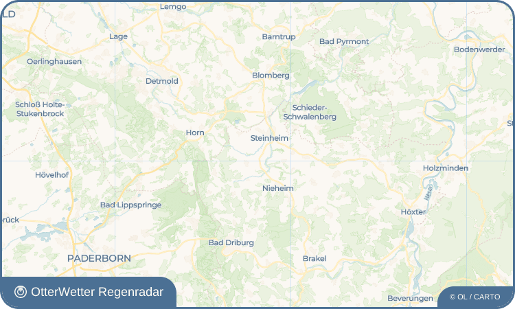OtterWetter Regenradar-Widget Eichholz