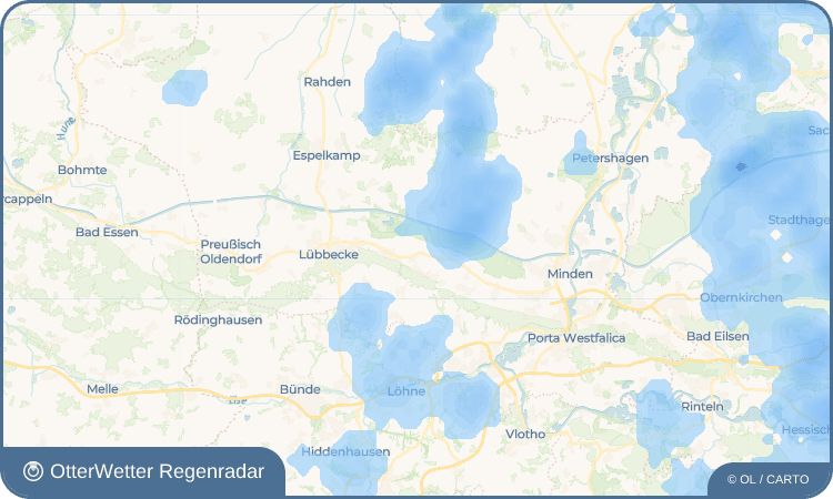 OtterWetter Regenradar-Widget Eickhorst