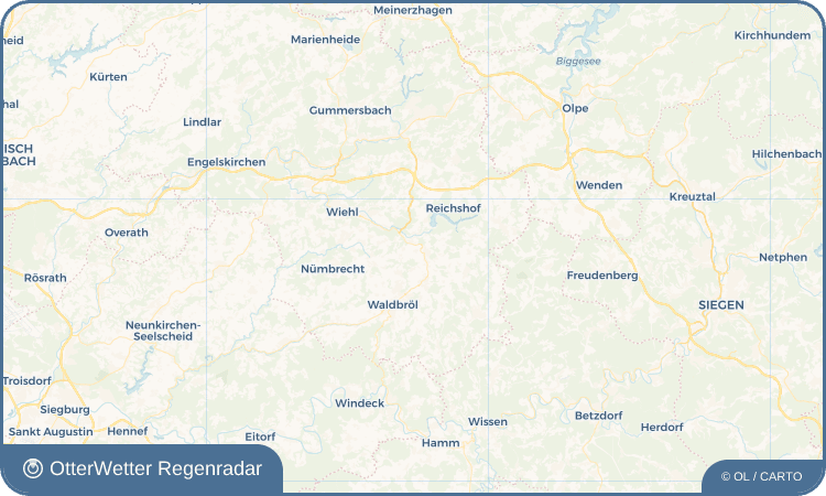 OtterWetter Regenradar-Widget Eiershagen