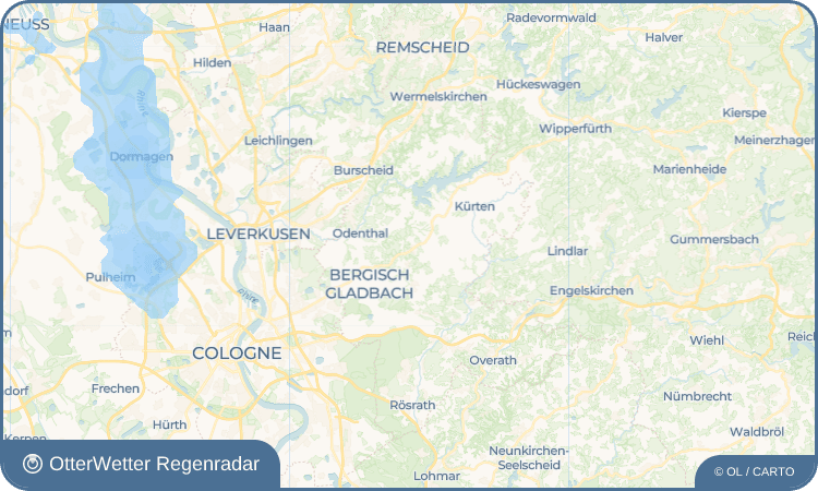 OtterWetter Regenradar-Widget Eikamp