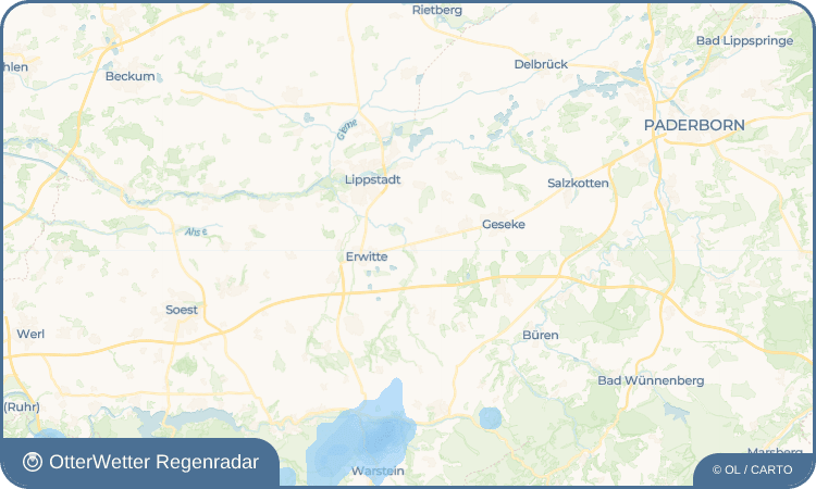 OtterWetter Regenradar-Widget Eikeloh
