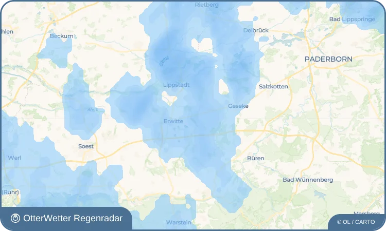 Widget-Vorschau für Eikeloh Wetter-Widget-Vorschau mit Vorhersagedaten für Eikeloh