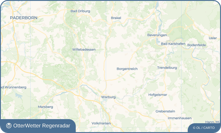 OtterWetter Regenradar-Widget Eissen