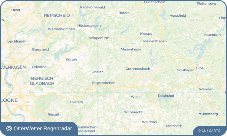 OtterWetter Regenradar-Widget Elbach