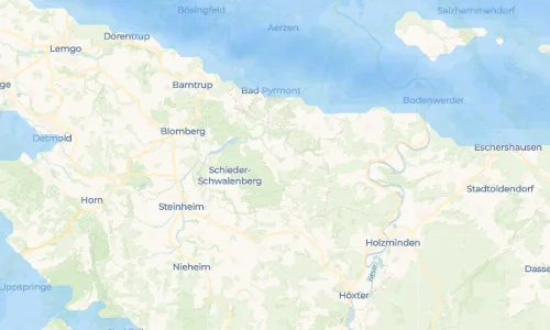 Regenradar Vorschaubild - Aktuelle Niederschläge in Elbrinxen und Umgebung