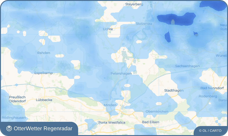 OtterWetter Regenradar-Widget Eldagsen
