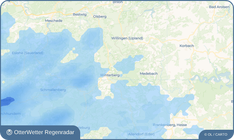OtterWetter Regenradar-Widget Elkeringhausen