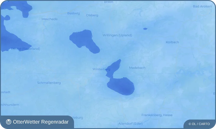 Widget-Vorschau für Elkeringhausen Wetter-Widget-Vorschau mit Vorhersagedaten für Elkeringhausen