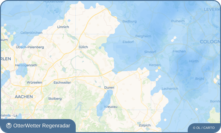 OtterWetter Regenradar-Widget Ellen