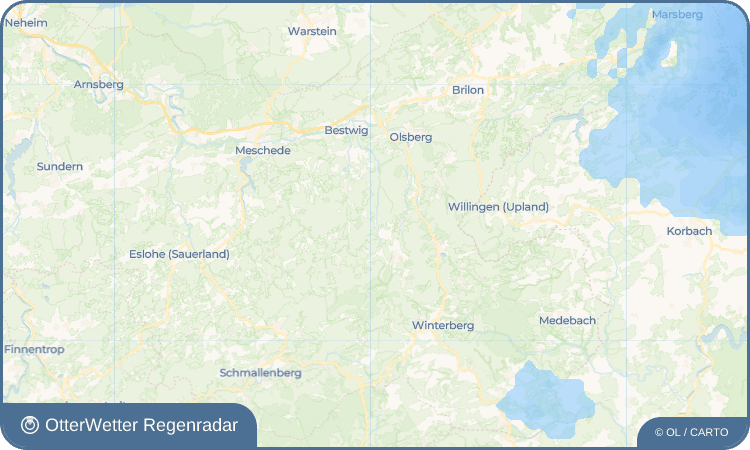 OtterWetter Regenradar-Widget Elpe