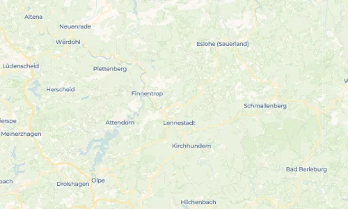 Regenradar Vorschaubild - Aktuelle Niederschläge in Elspe und Umgebung
