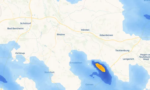 Regenradar-Vorschau: aktuelle Niederschläge in Elte und Umgebung