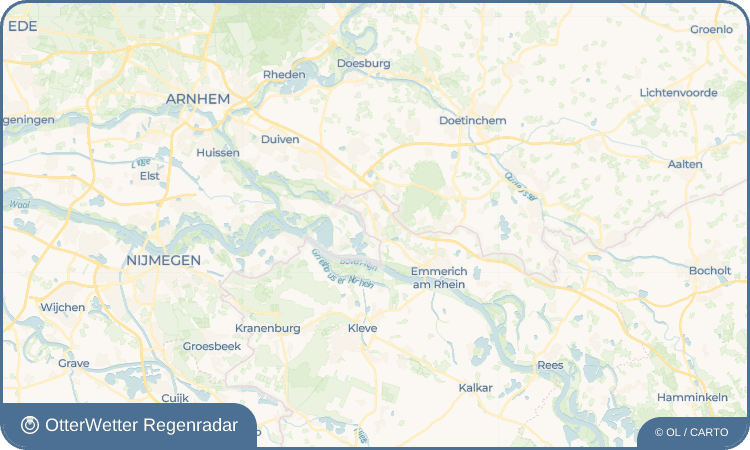 OtterWetter Regenradar-Widget Elten