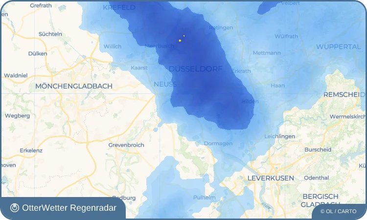 Wetter-Widget-Vorschau mit Vorhersagedaten für Elvekum