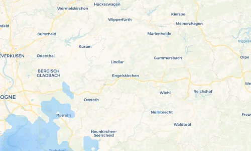 Regenradar Vorschaubild - Aktuelle Niederschläge in Engelskirchen und Umgebung