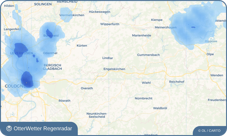 OtterWetter Regenradar-Widget Engelskirchen