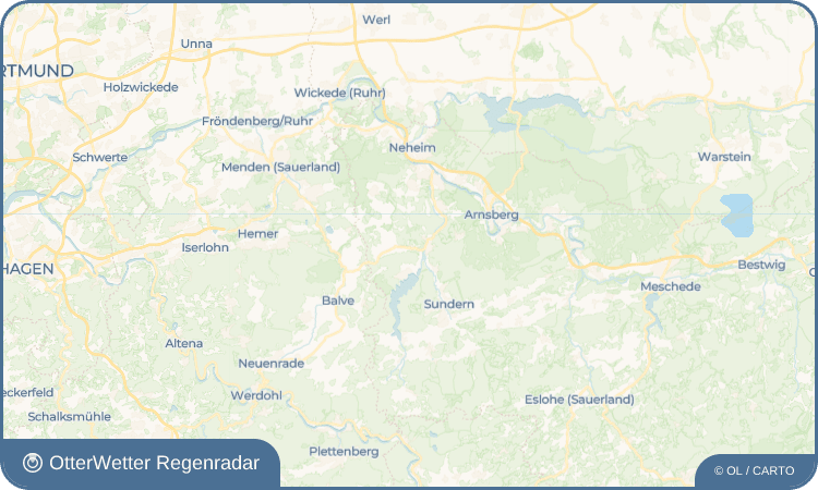 OtterWetter Regenradar-Widget Enkhausen