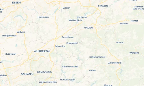 Regenradar Vorschaubild - Aktuelle Niederschläge in Ennepetal und Umgebung