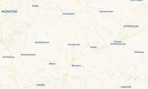 Regenradar Vorschaubild - Aktuelle Niederschläge in Ennigerloh und Umgebung