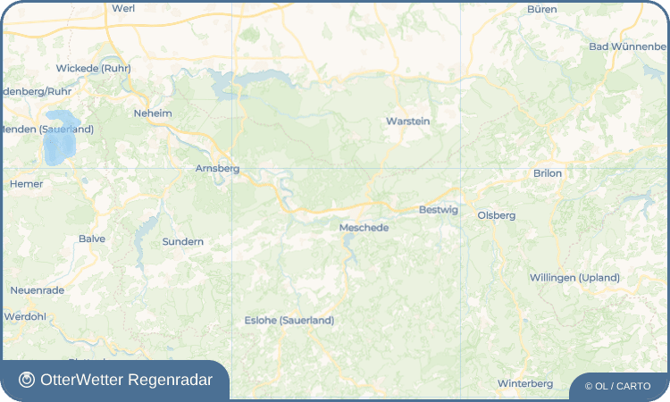 OtterWetter Regenradar-Widget Enste