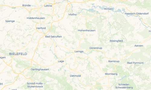 Regenradar Vorschaubild - Aktuelle Niederschläge in Entrup und Umgebung