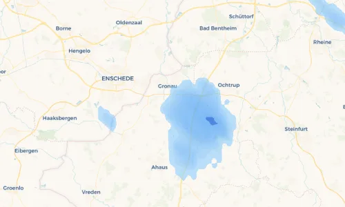 Regenradar Vorschaubild - Aktuelle Niederschläge in Epe und Umgebung
