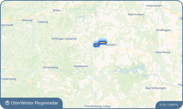 OtterWetter Regenradar-Widget Eppe
