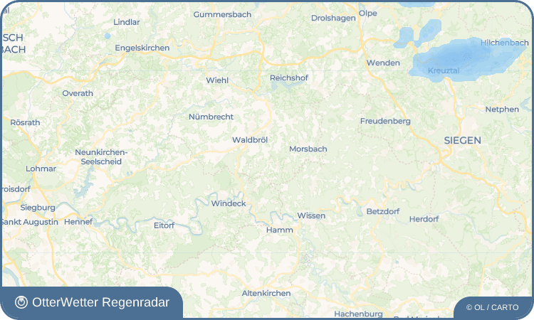 OtterWetter Regenradar-Widget Erblingen
