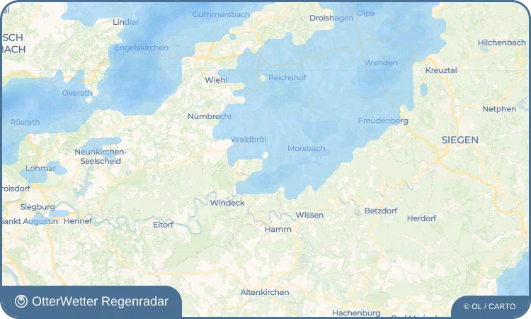 Wetter-Widget-Vorschau mit Vorhersagedaten für Erblingen