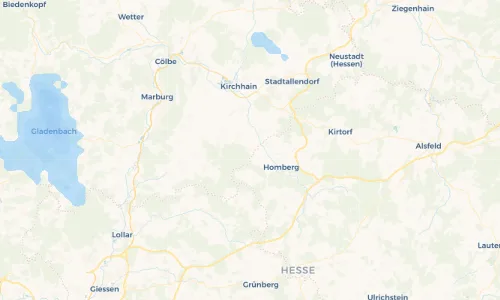 Regenradar Vorschaubild - Aktuelle Niederschläge in Erfurtshausen und Umgebung