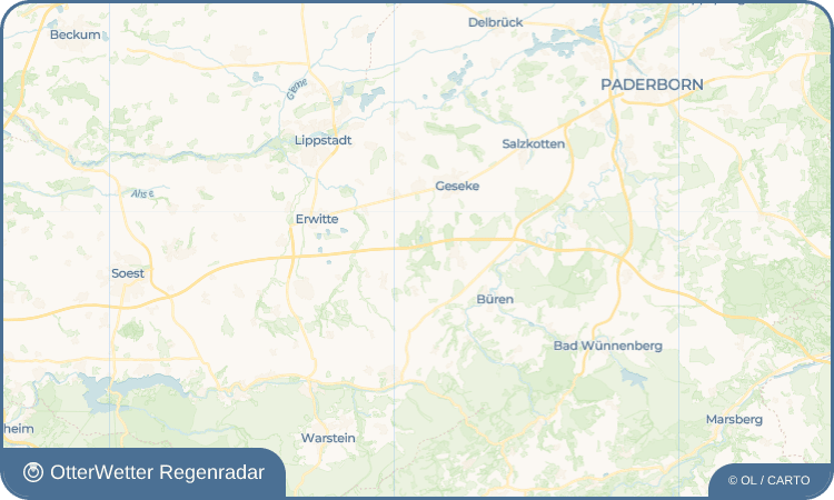 OtterWetter Regenradar-Widget Eringerfeld