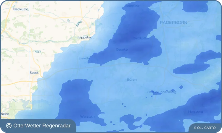 Widget-Vorschau für Eringerfeld Wetter-Widget-Vorschau mit Vorhersagedaten für Eringerfeld