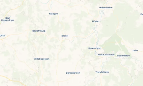 Regenradar Vorschaubild - Aktuelle Niederschläge in Erkeln und Umgebung