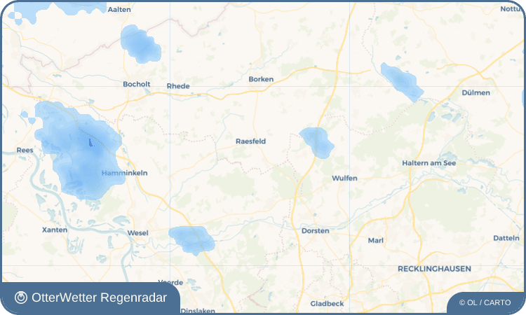OtterWetter Regenradar-Widget Erle