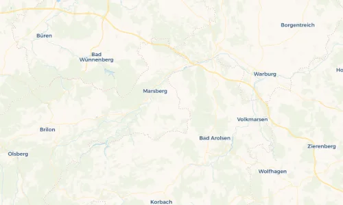 Regenradar Vorschaubild - Aktuelle Niederschläge in Erlinghausen und Umgebung