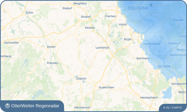 OtterWetter Regenradar-Widget Erp